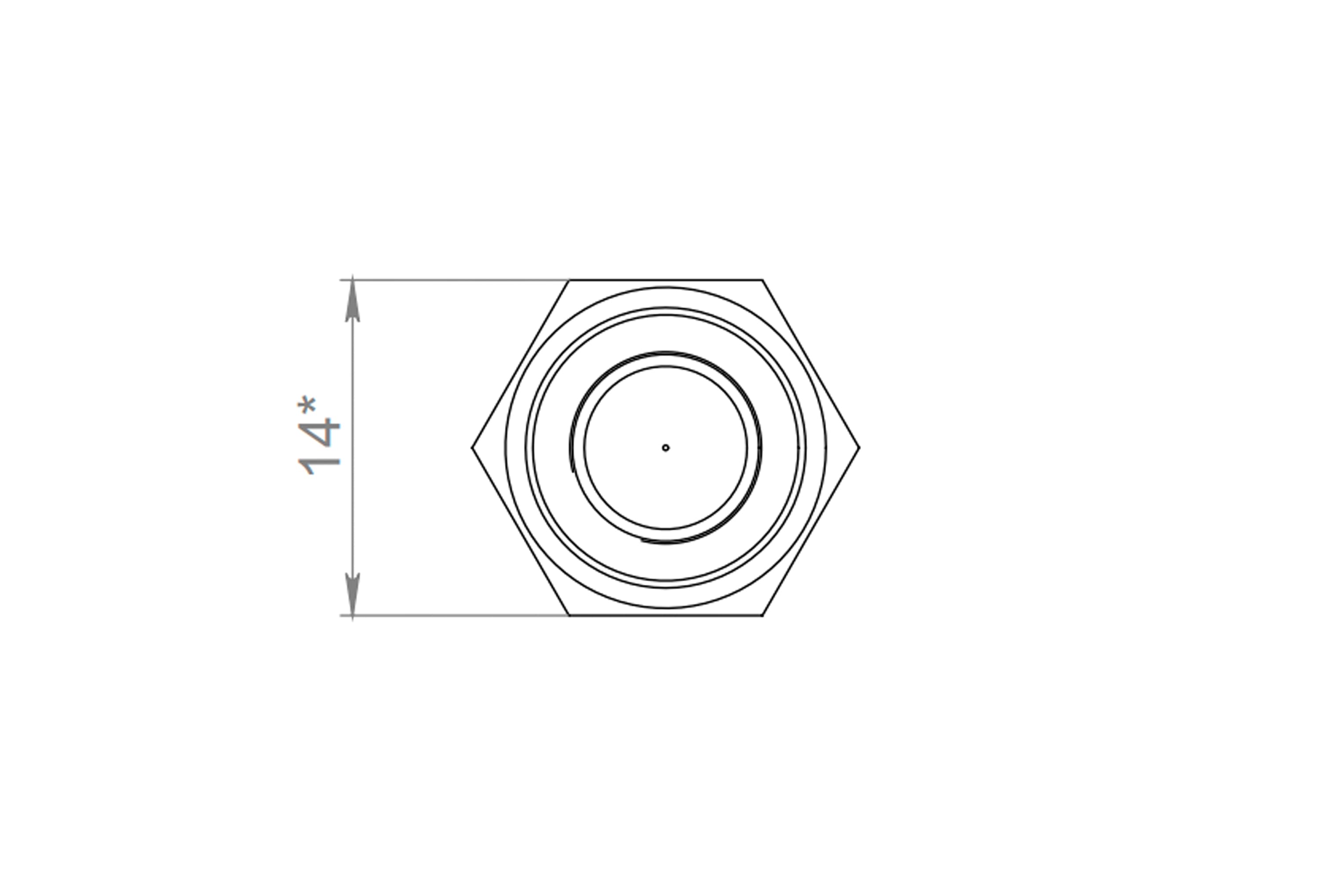 Adapter from M8 antenna to UNF 3/8"-24 base-5