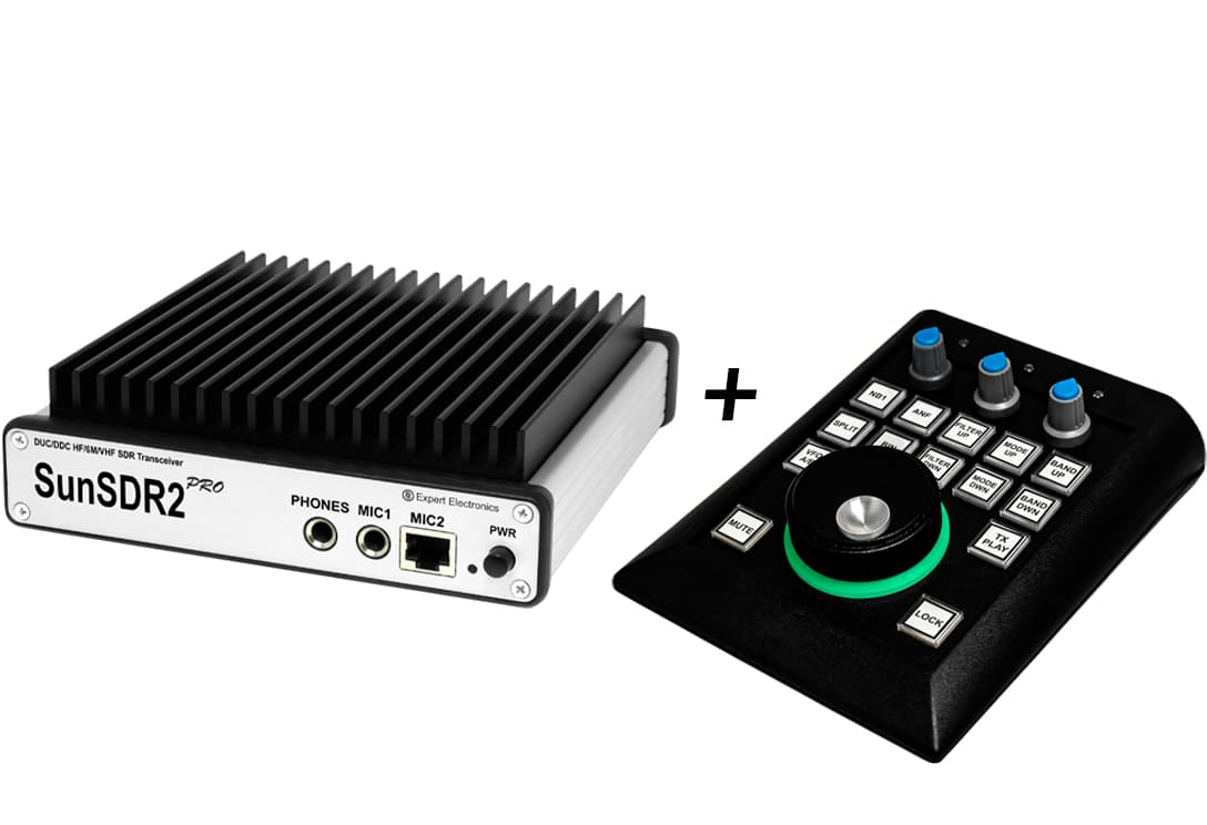 SunSDR2 PRO + панель E-Coder2